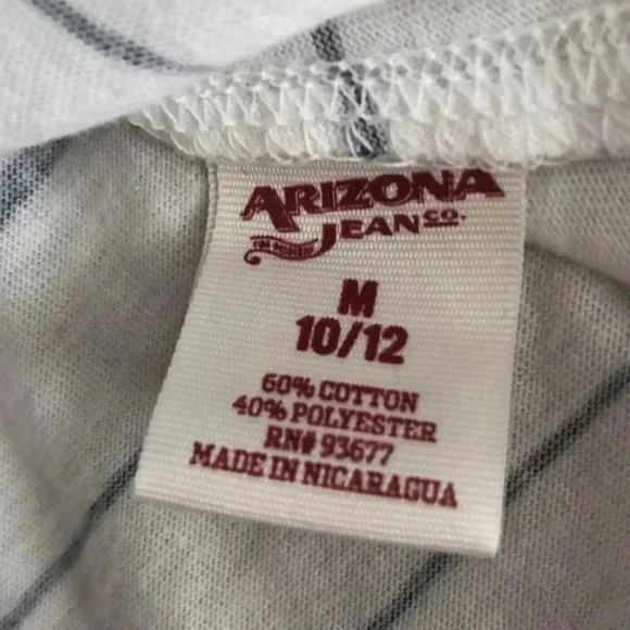 💥🆕Arizona Girl Stripped Tee M🆕 - Picture 4 of 4